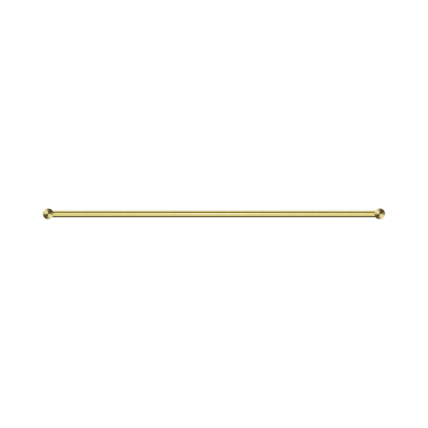 New Mecca Single Towel Rail 800mm Brushed Gold