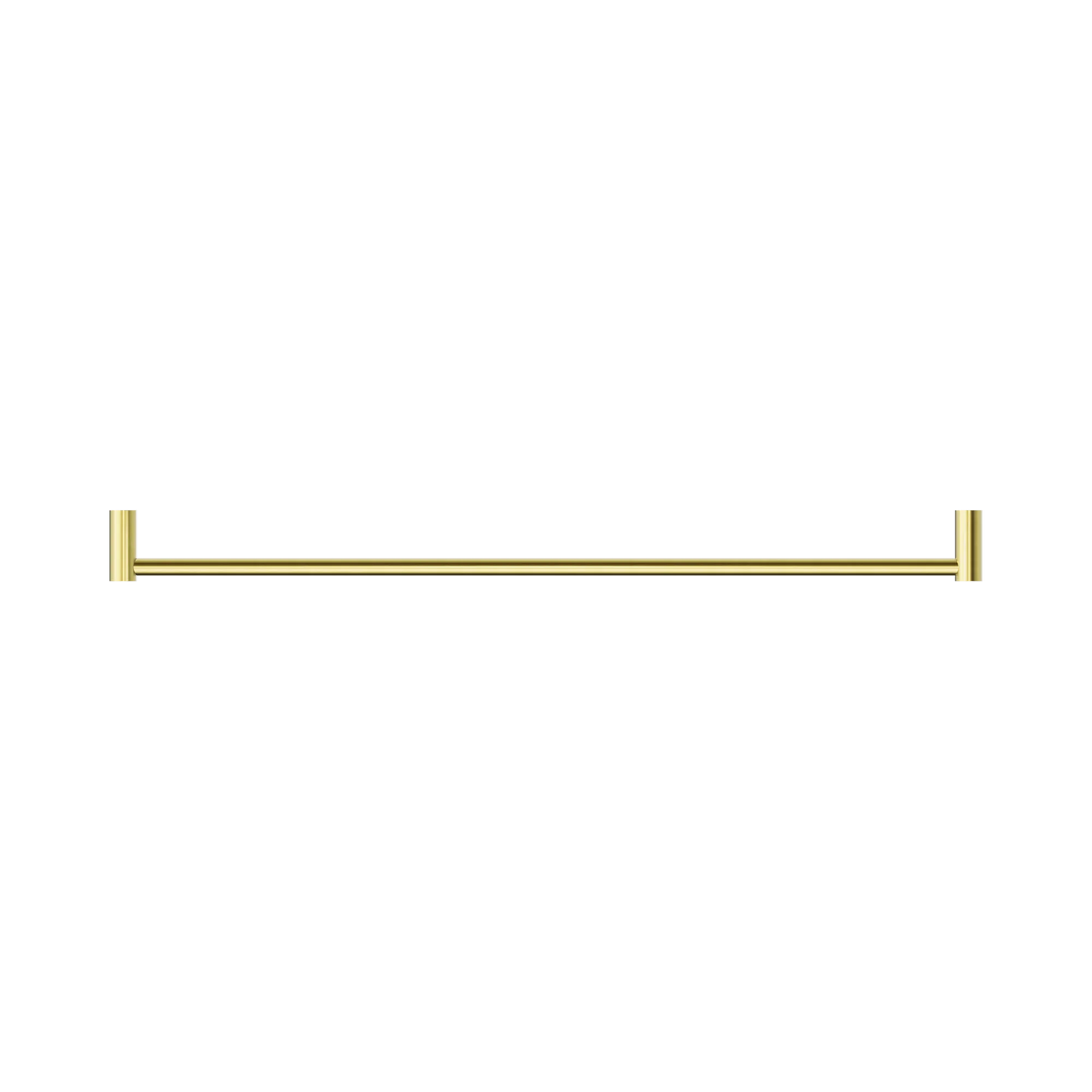 New Mecca Single Towel Rail 800mm Brushed Gold