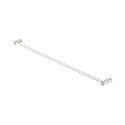 New Mecca Single Towel Rail 800mm Brushed Nickel