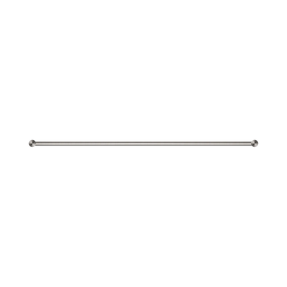 New Mecca Single Towel Rail 800mm Brushed Nickel