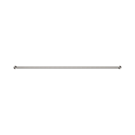 New Mecca Single Towel Rail 800mm Brushed Nickel