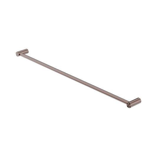 New Mecca Single Towel Rail 800mm Brushed Bronze