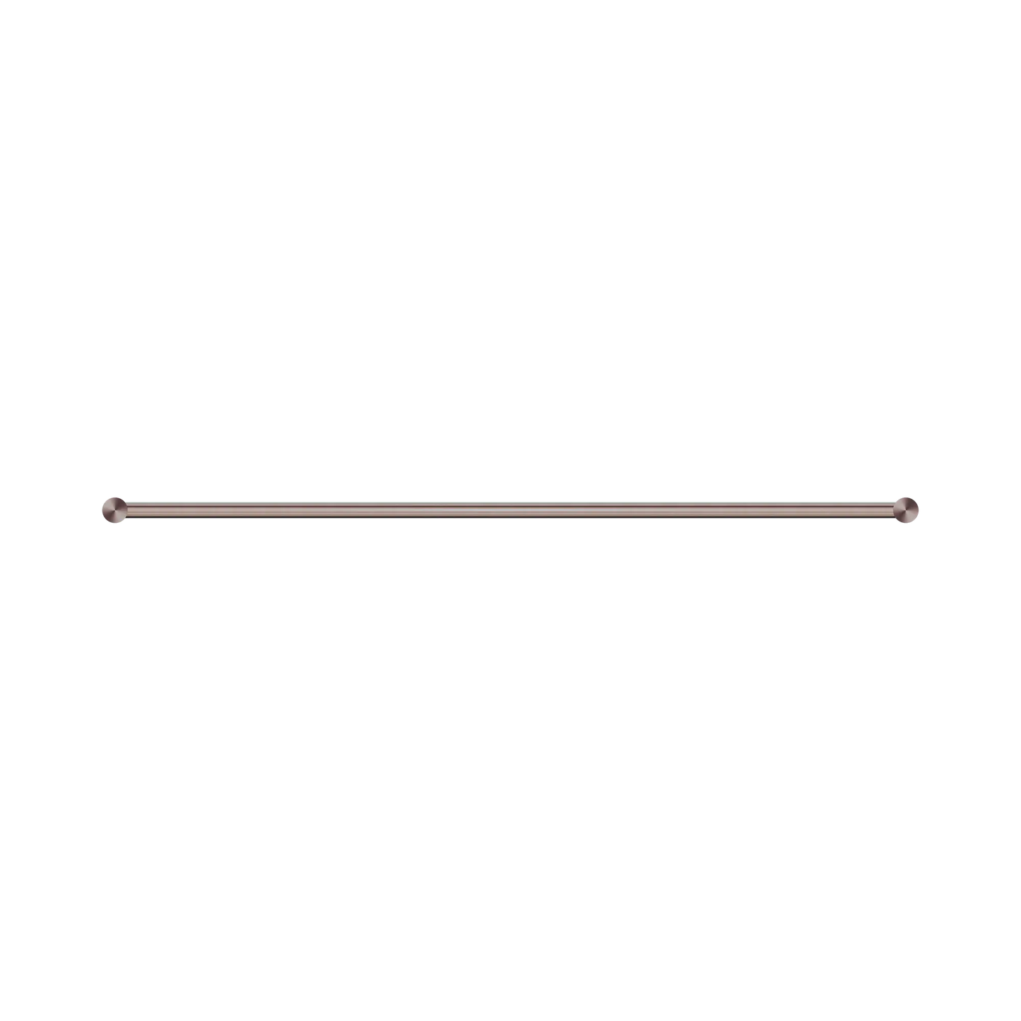 New Mecca Single Towel Rail 800mm Brushed Bronze