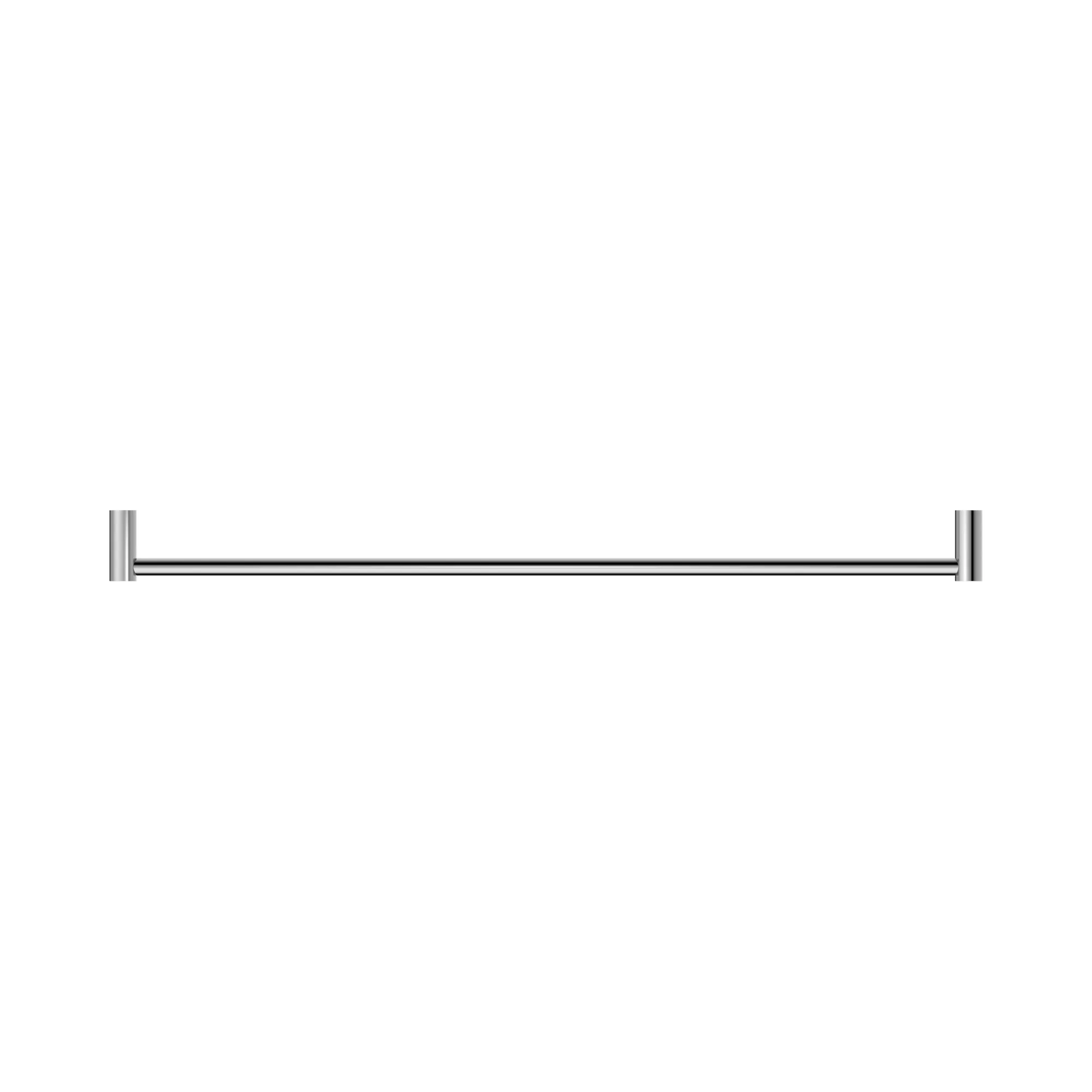 New Mecca Single Towel Rail 800mm Chrome