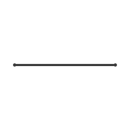 New Mecca Single Towel Rail 800mm Matte Black