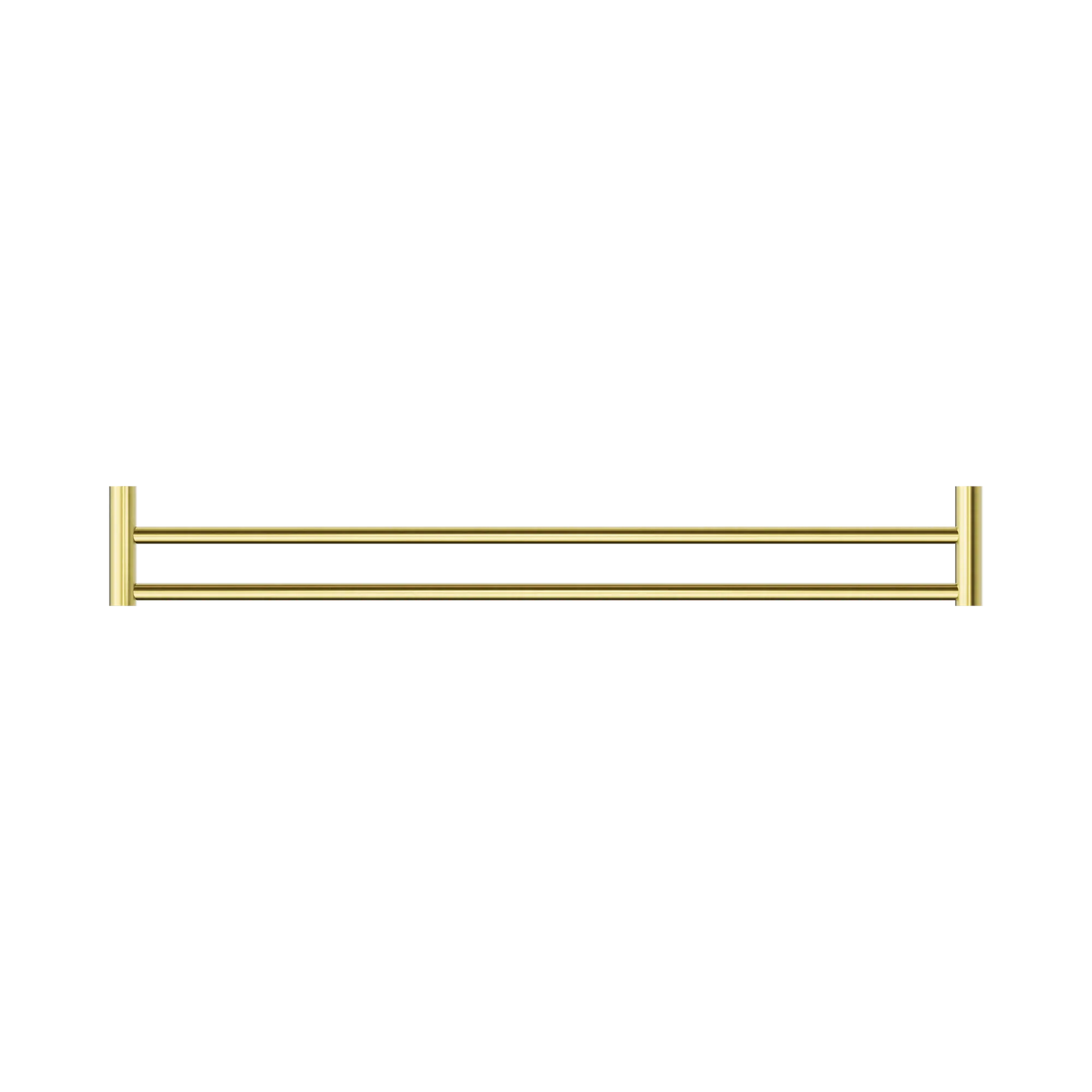 New Mecca Double Towel Rail 800mm Brushed Gold