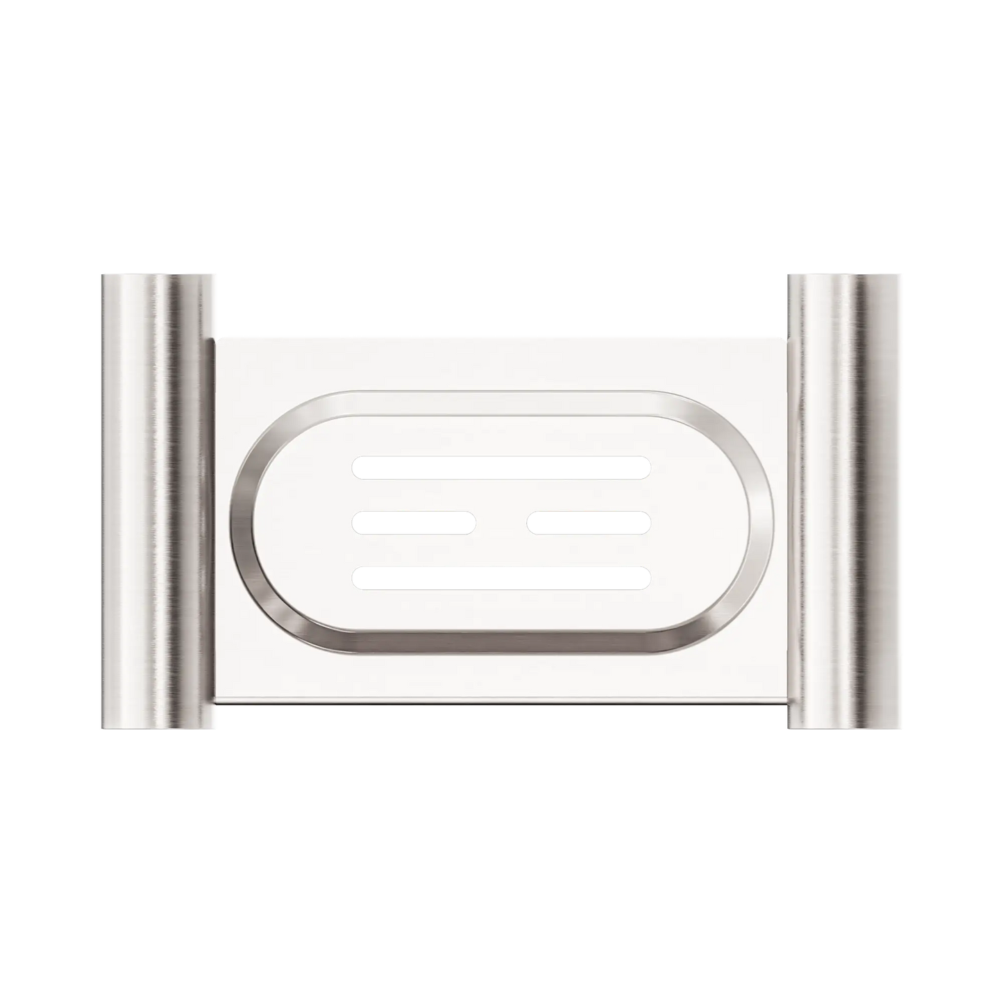 New Mecca Soap Dish Holder Brushed Nickel