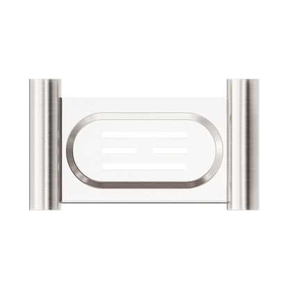 New Mecca Soap Dish Holder Brushed Nickel