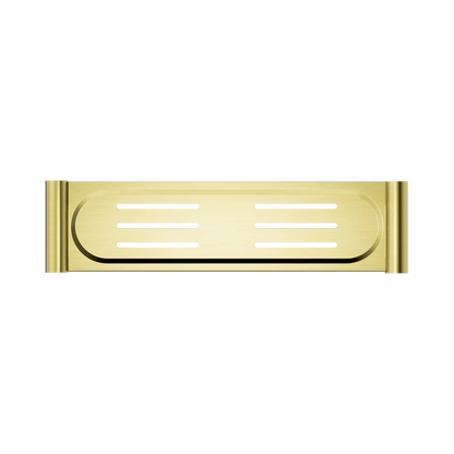 New Mecca Metal Shower Shelf Brushed Gold