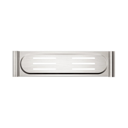 New Mecca Metal Shower Shelf Brushed Nickel