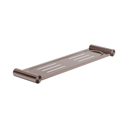 New Mecca Metal Shower Shelf Brushed Bronze