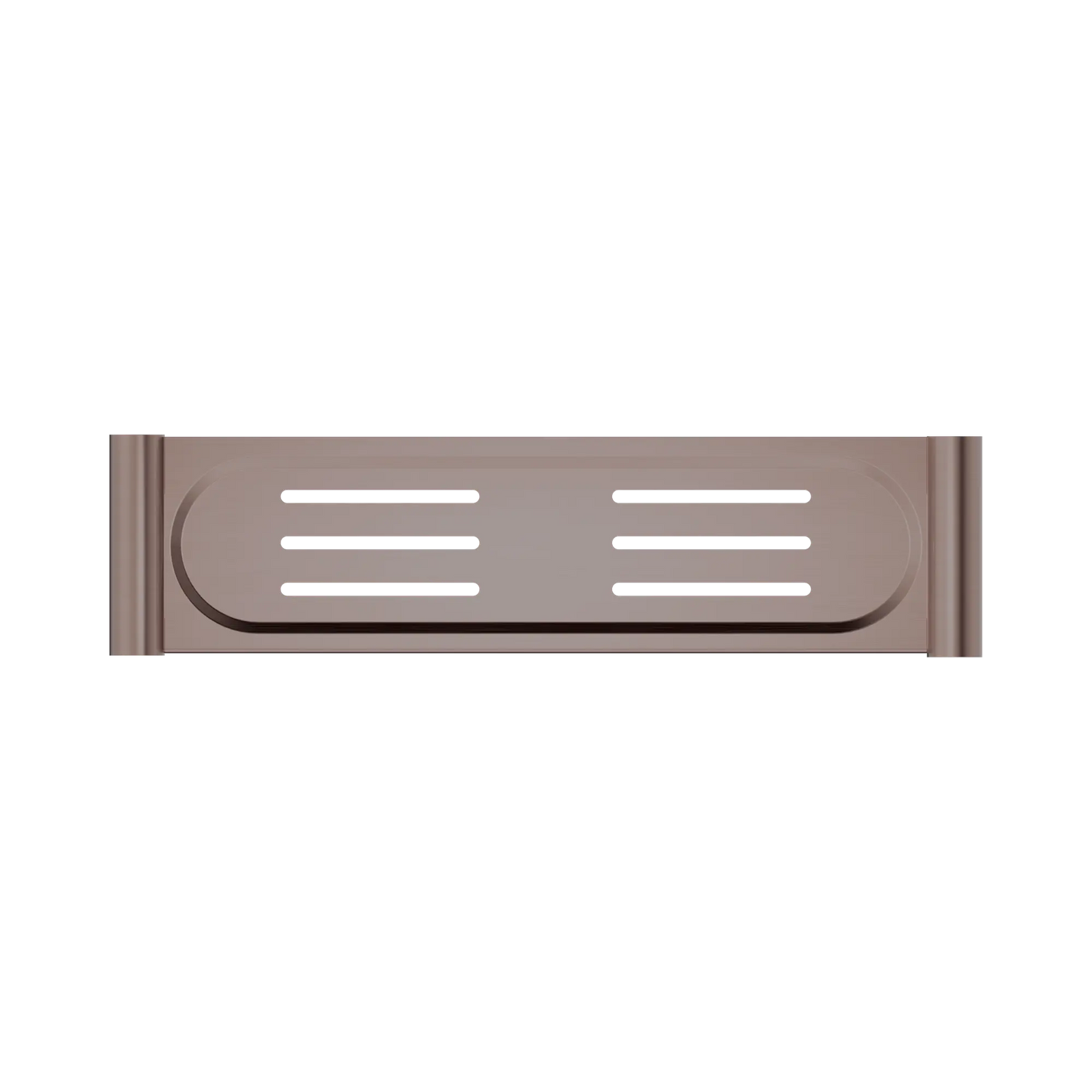 New Mecca Metal Shower Shelf Brushed Bronze