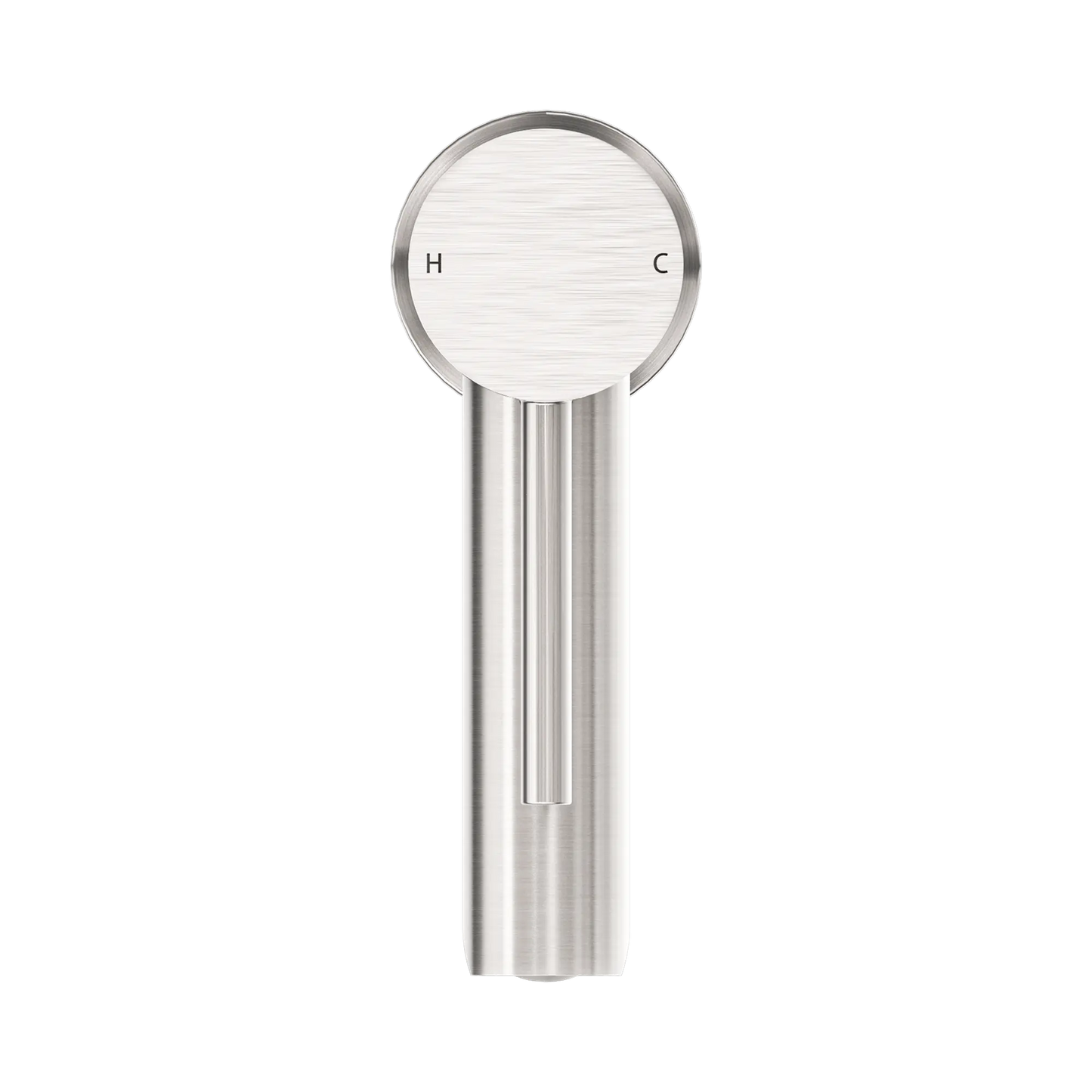 Dolce Basin Mixer Straight Spout Brushed Nickel