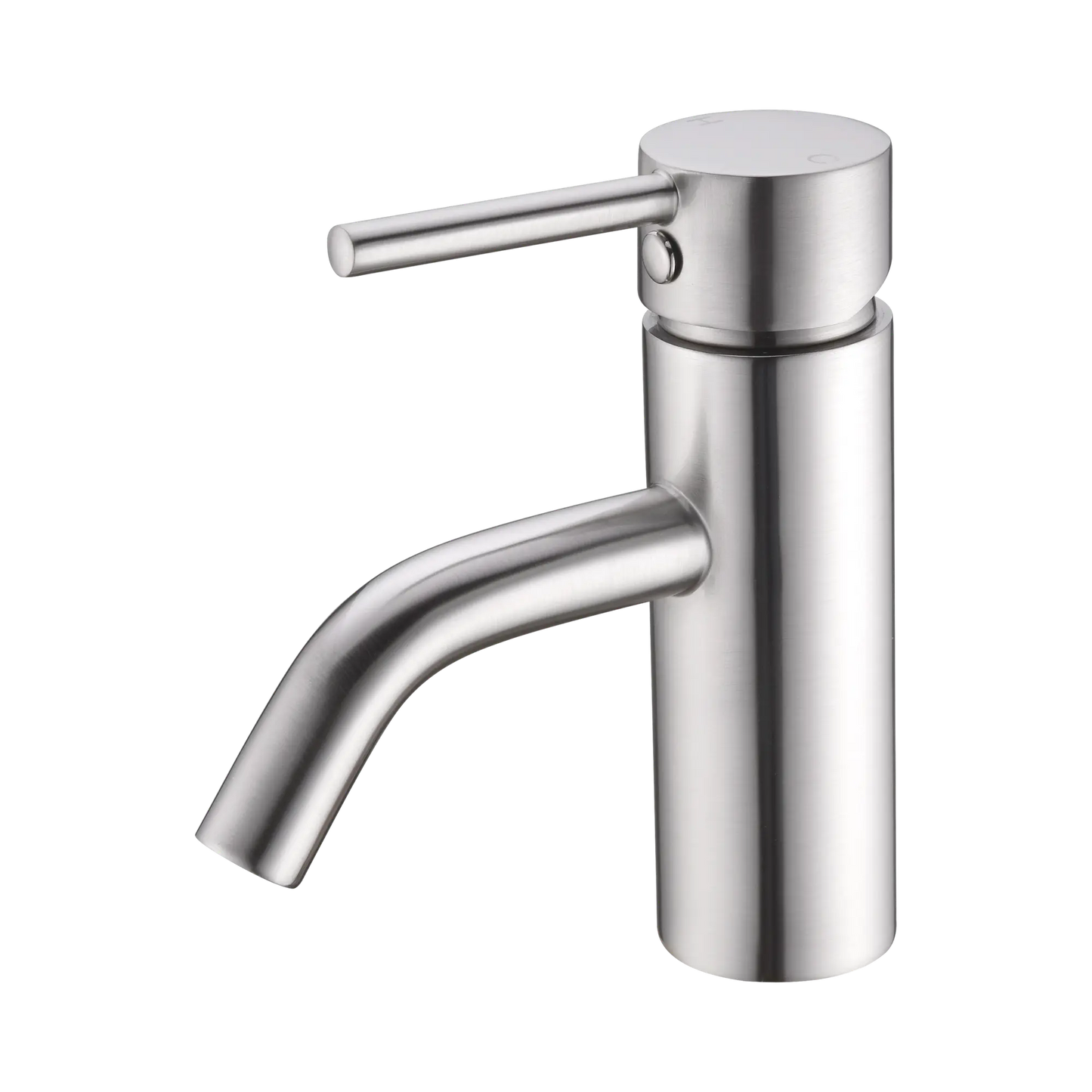 Dolce Basin Mixer Stylish Spout Brushed Nickel