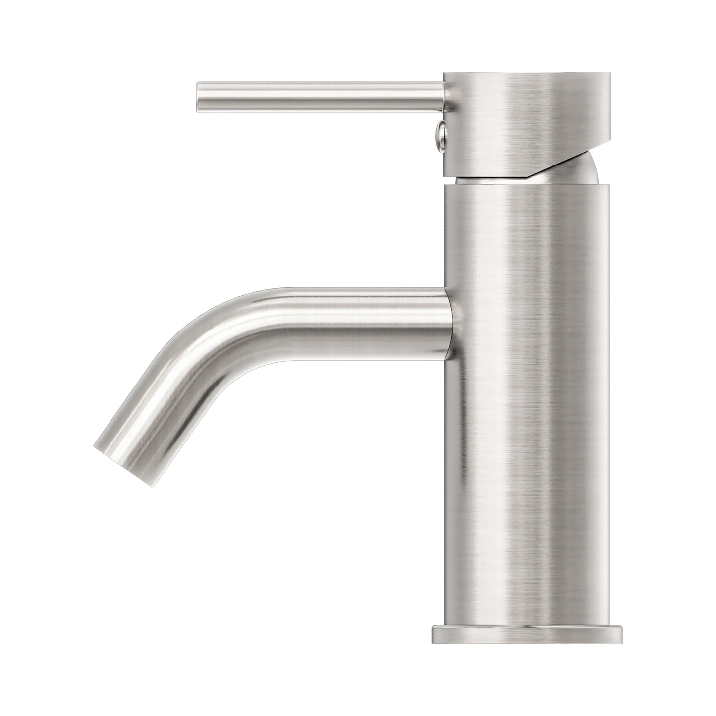 Dolce Basin Mixer Stylish Spout Brushed Nickel