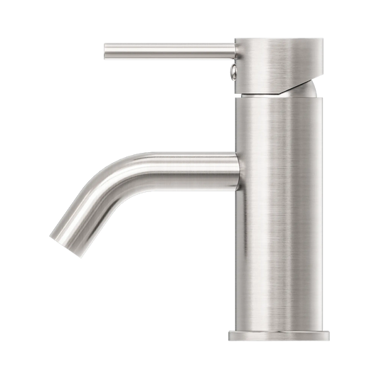 Dolce Basin Mixer Stylish Spout Brushed Nickel