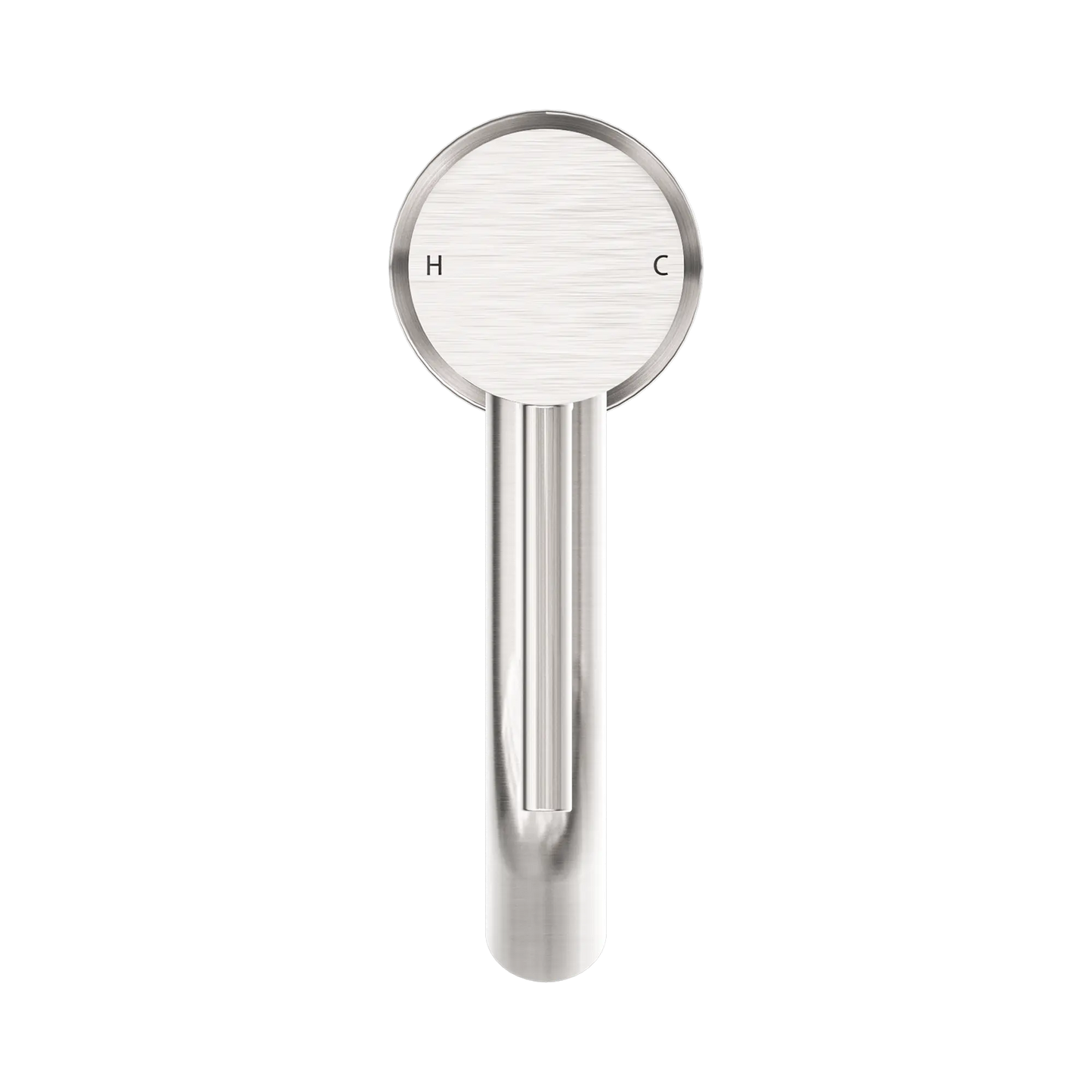 Dolce Basin Mixer Stylish Spout Brushed Nickel