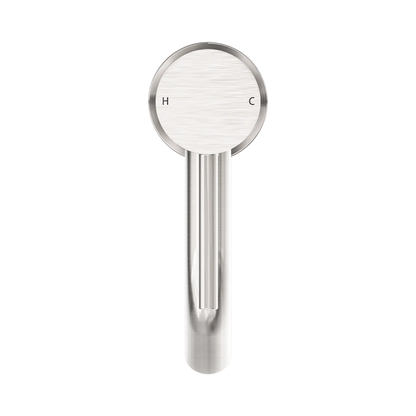 Dolce Basin Mixer Stylish Spout Brushed Nickel