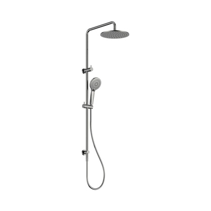 Round Twin Shower Chrome