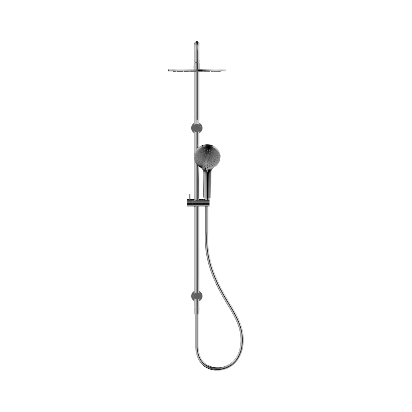 Round Twin Shower Chrome