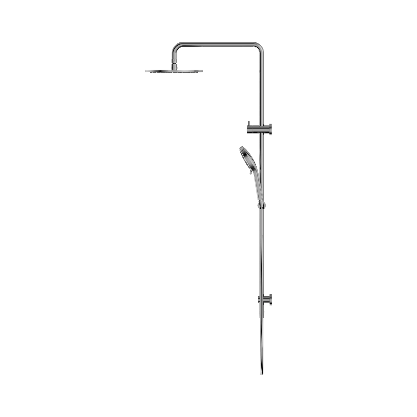 Round Twin Shower Chrome