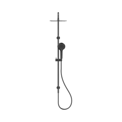 Nero Round Twin Shower Gun Metal