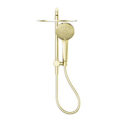 Mecca 2 In 1 Twin Shower Brushed Gold