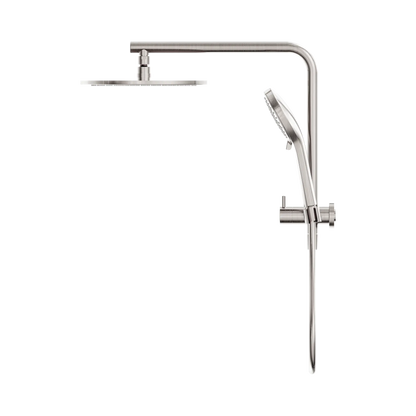 Nero Mecca 2 In 1 Twin Shower Brushed Nickel