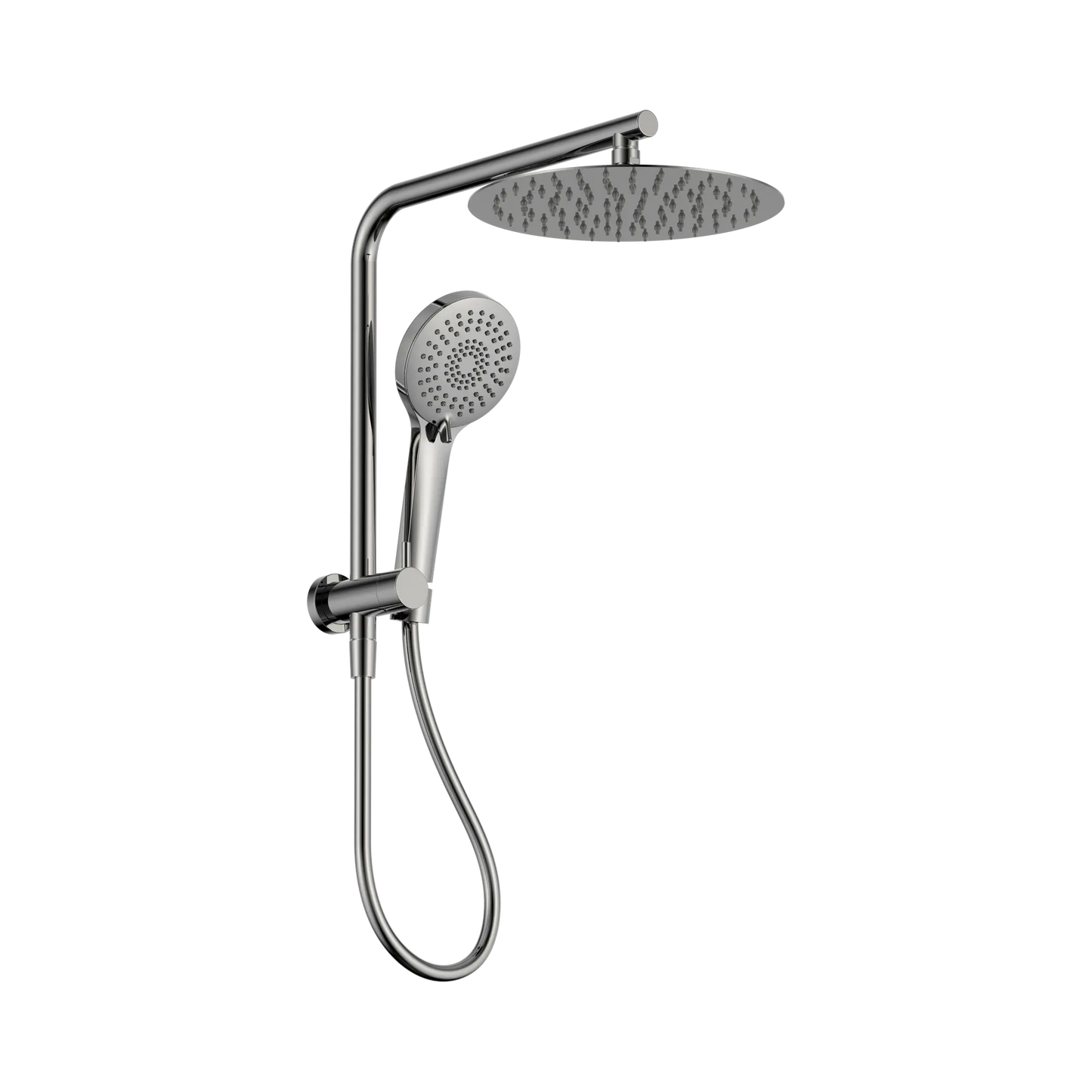 Mecca 2 In 1 Twin Shower Chrome