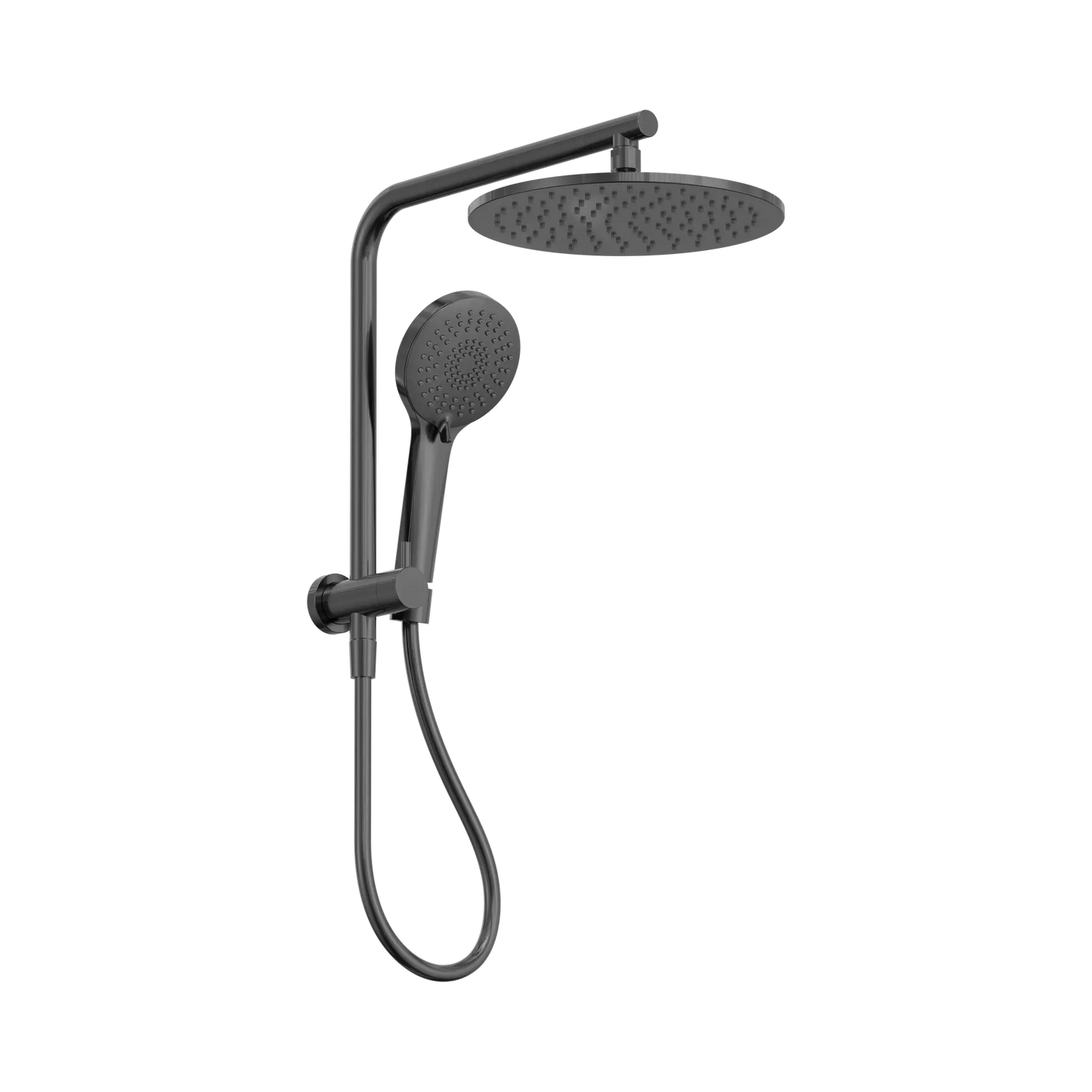 Mecca 2 In 1 Twin Shower Gun Metal