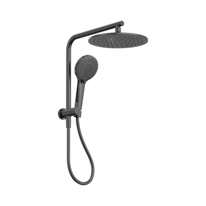 Mecca 2 In 1 Twin Shower Gun Metal
