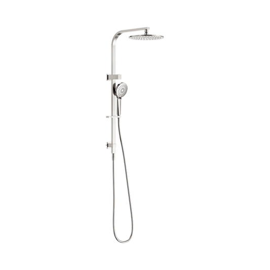 Bianca Twin Shower Brushed Nickel
