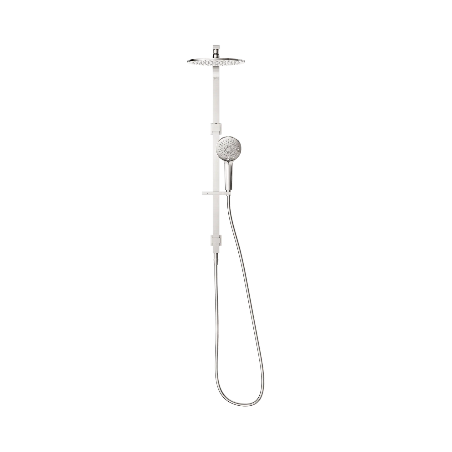 Bianca Twin Shower Brushed Nickel