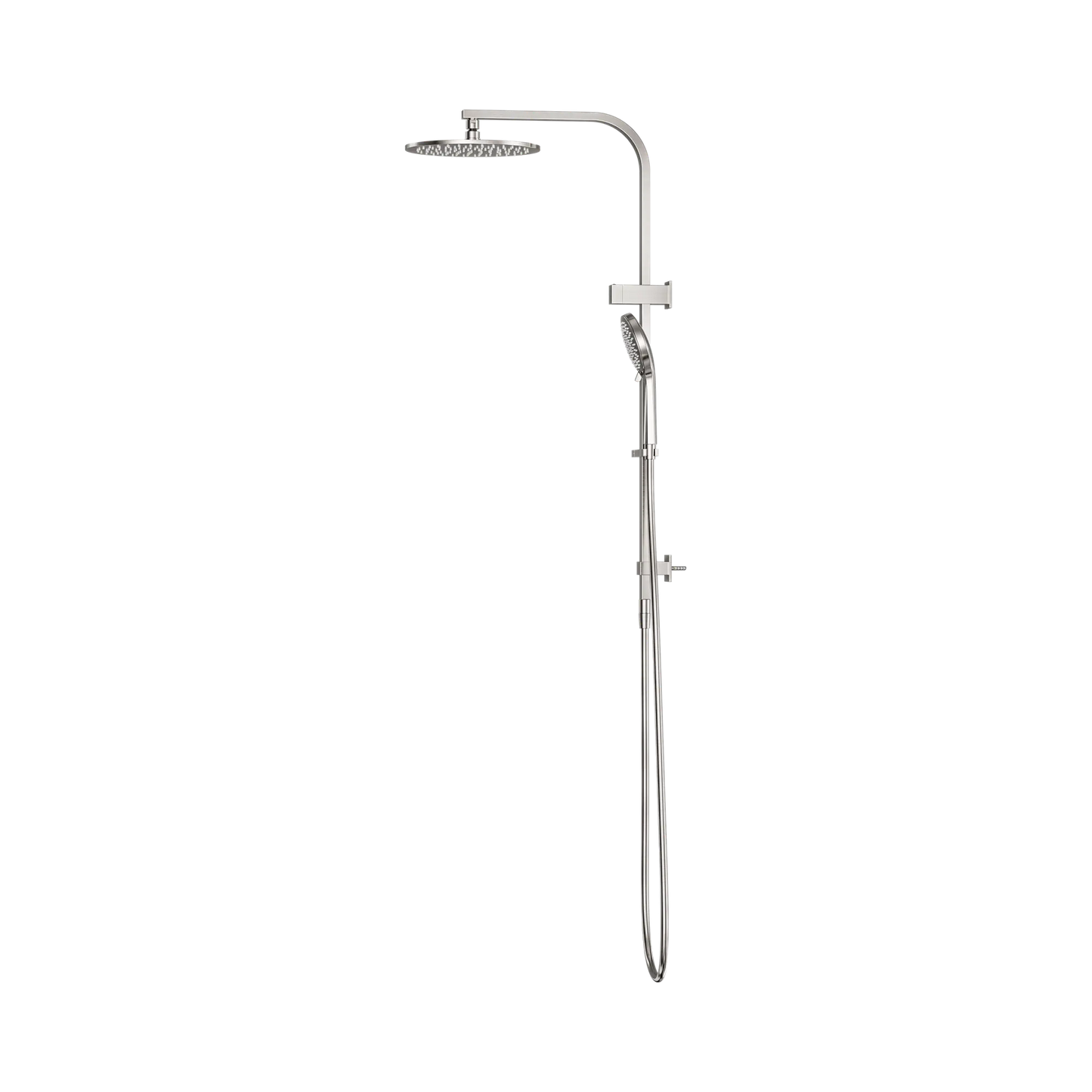 Bianca Twin Shower Brushed Nickel