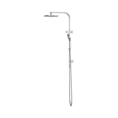 Bianca Twin Shower Brushed Nickel