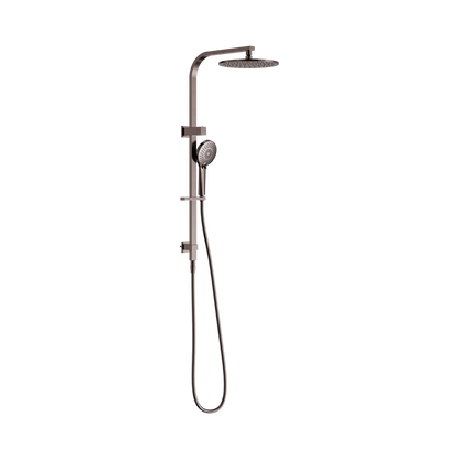Nero Bianca Twin Shower Brushed Bronze