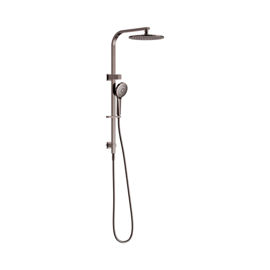Nero Bianca Twin Shower Brushed Bronze