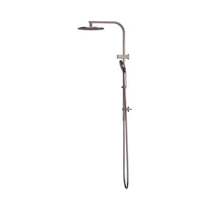 Nero Bianca Twin Shower Brushed Bronze