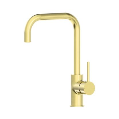 Dolce Kitchen Mixer Square Shape Brushed Gold