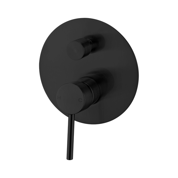 Dolce Shower Mixer With Diverter Matte Black