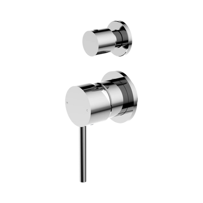 Dolce Shower Mixer With Diverter Separate Plate Chrome