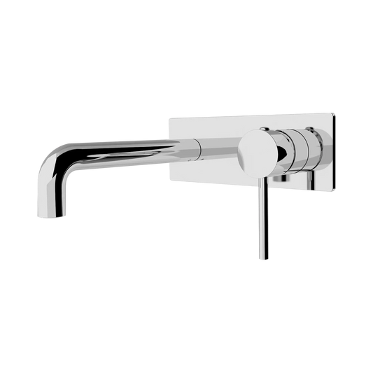 Dolce Wall Basin/Bath Mixer Chrome