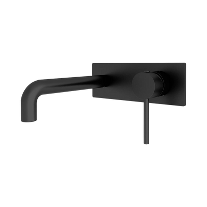 Dolce Wall Basin/Bath Mixer Matte Black