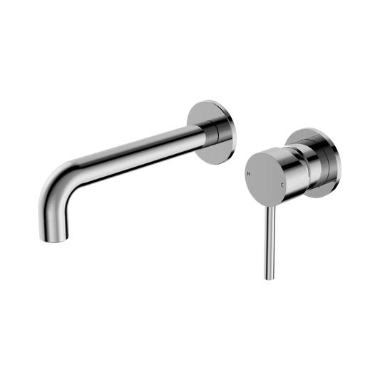 Dolce Wall Basin/Bath Mixer Separate Back Plate Chrome