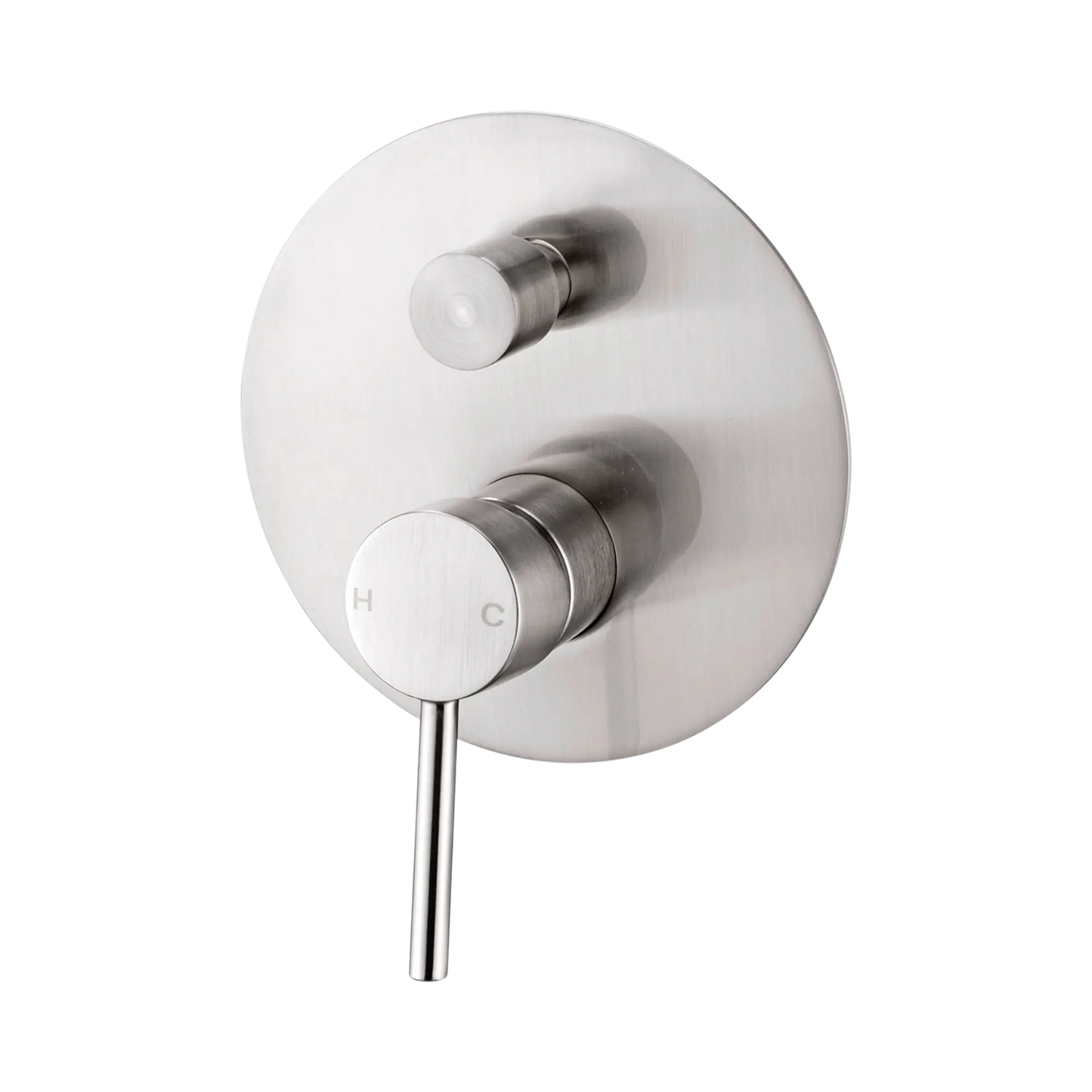Dolce Shower Mixer With Diverter Brushed Nickel