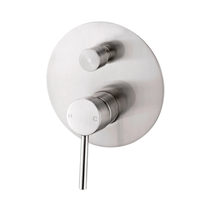 Dolce Shower Mixer With Diverter Brushed Nickel