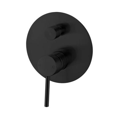 Dolce Shower Mixer With Diverter Matte Black