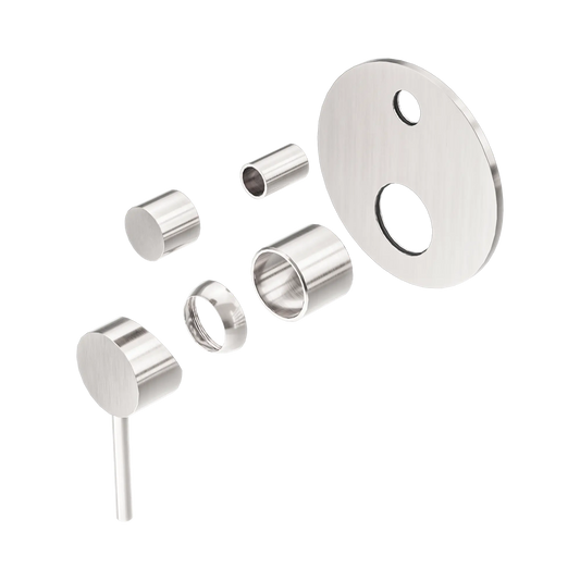 Dolce Shower Mixer With Diverter Trim Kits Only Brushed Nickel
