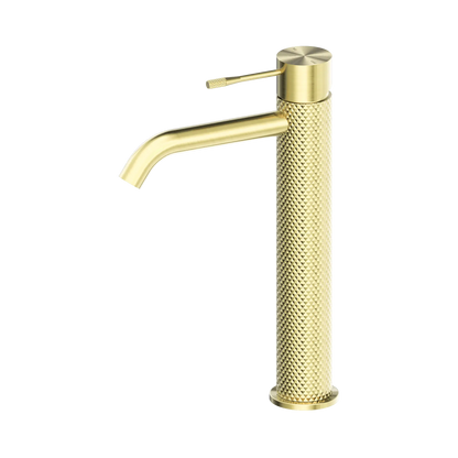 Opal Tall Basin Mixer Brushed Gold