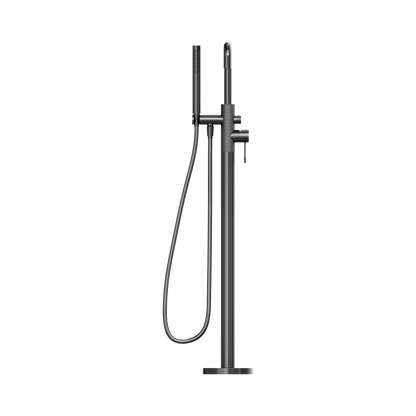 Opal Freestanding Bath Mixer With Hand Shower Graphite